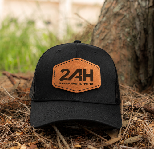 2AH Leather Patch Trucker Hat